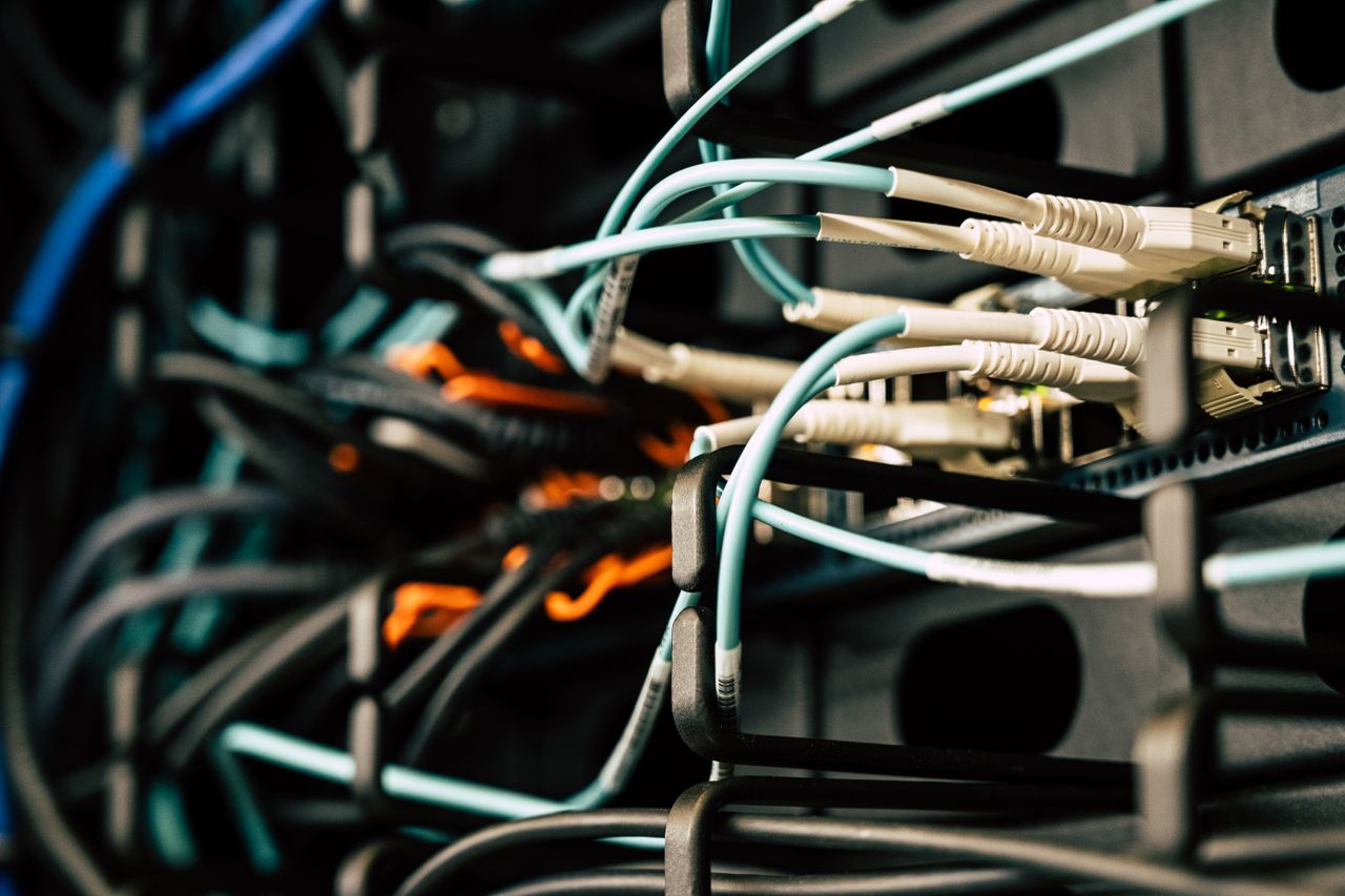 The Art of Drawing Readers In: Your attractive post title goes here Various tangled wires connected to system near black metal cases in server room